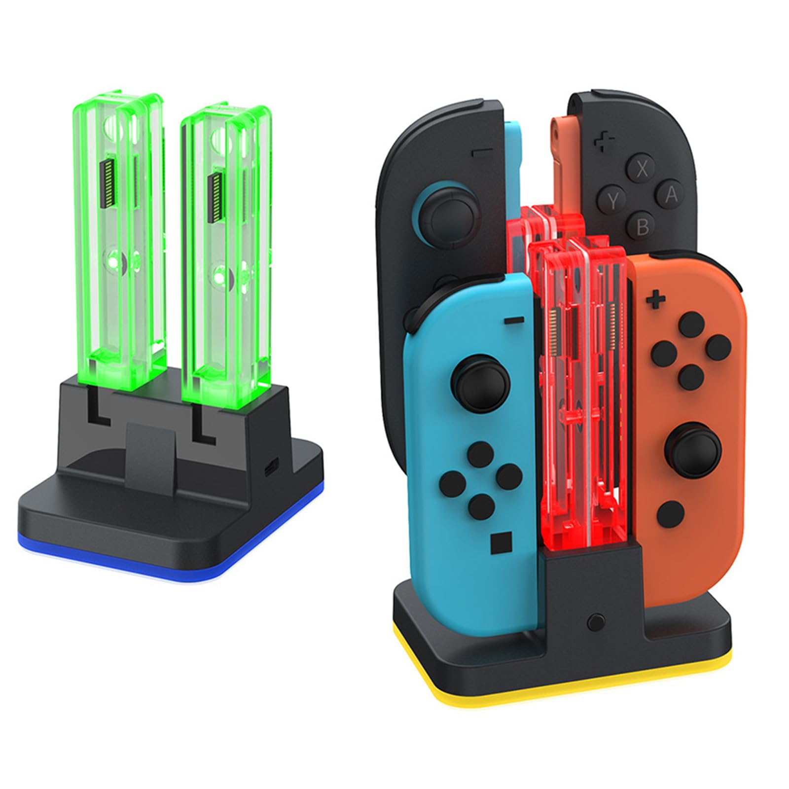 Stacja ładująca do kontrolerów Switch2 Uchwyt magnetyczny Podwójna orientacja Oświetlenie RGB Wskaźnik LED Kabel typu C
