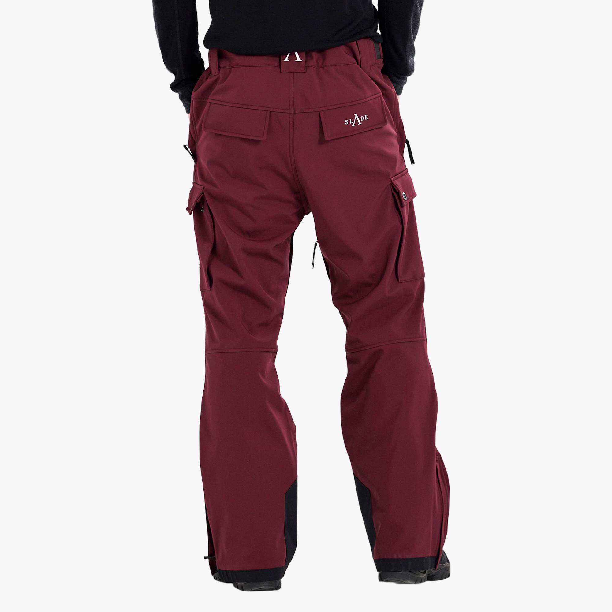 Slade Colorado Softshell Cargohose Snowboardhose – atmungsaktiv, Wind- und wasserabweisend mit verstellbarem Bund und Taschen für Alpinskifahren und Snowboarden Herren
