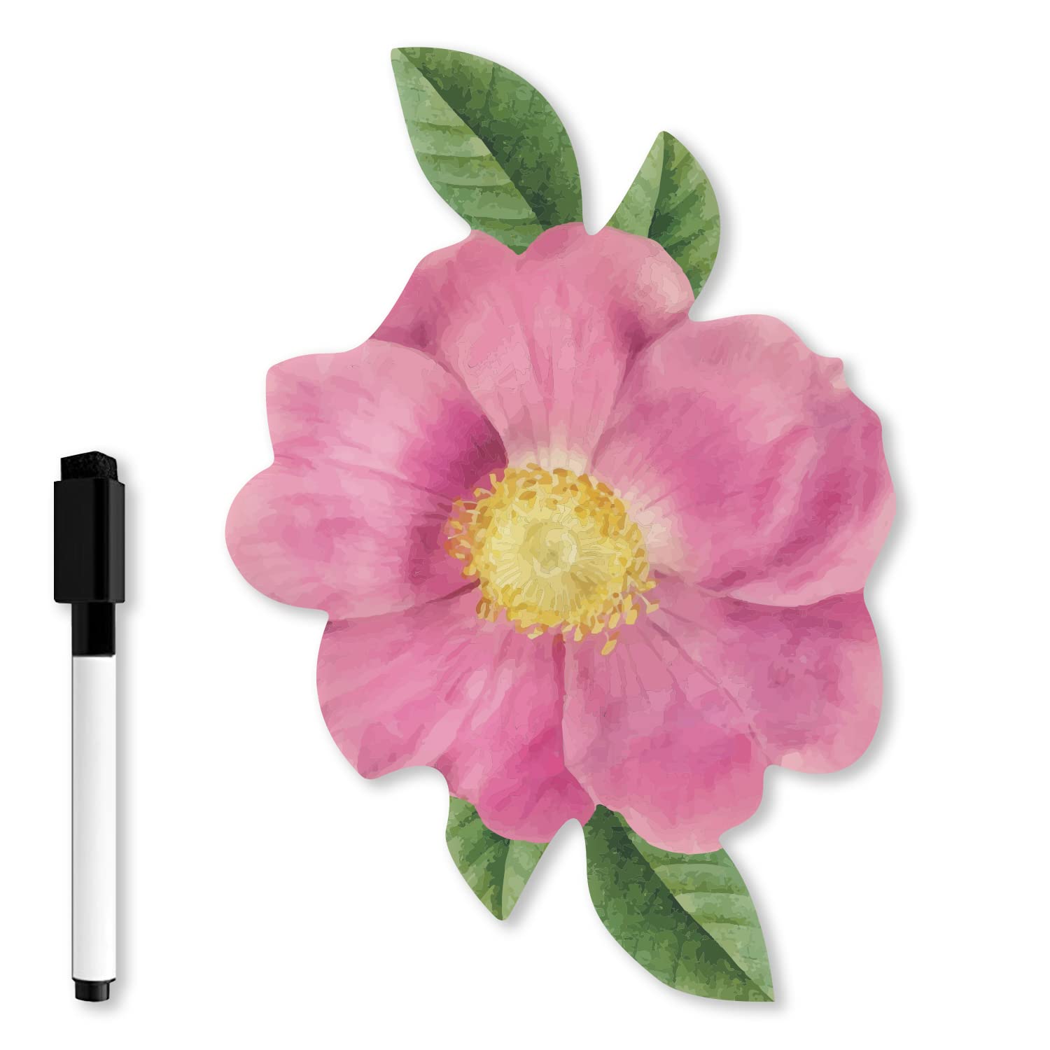 Magnetic Whiteboard A3 Fridge Botanical 40 x 28 cm with Magnetic Marker Included.