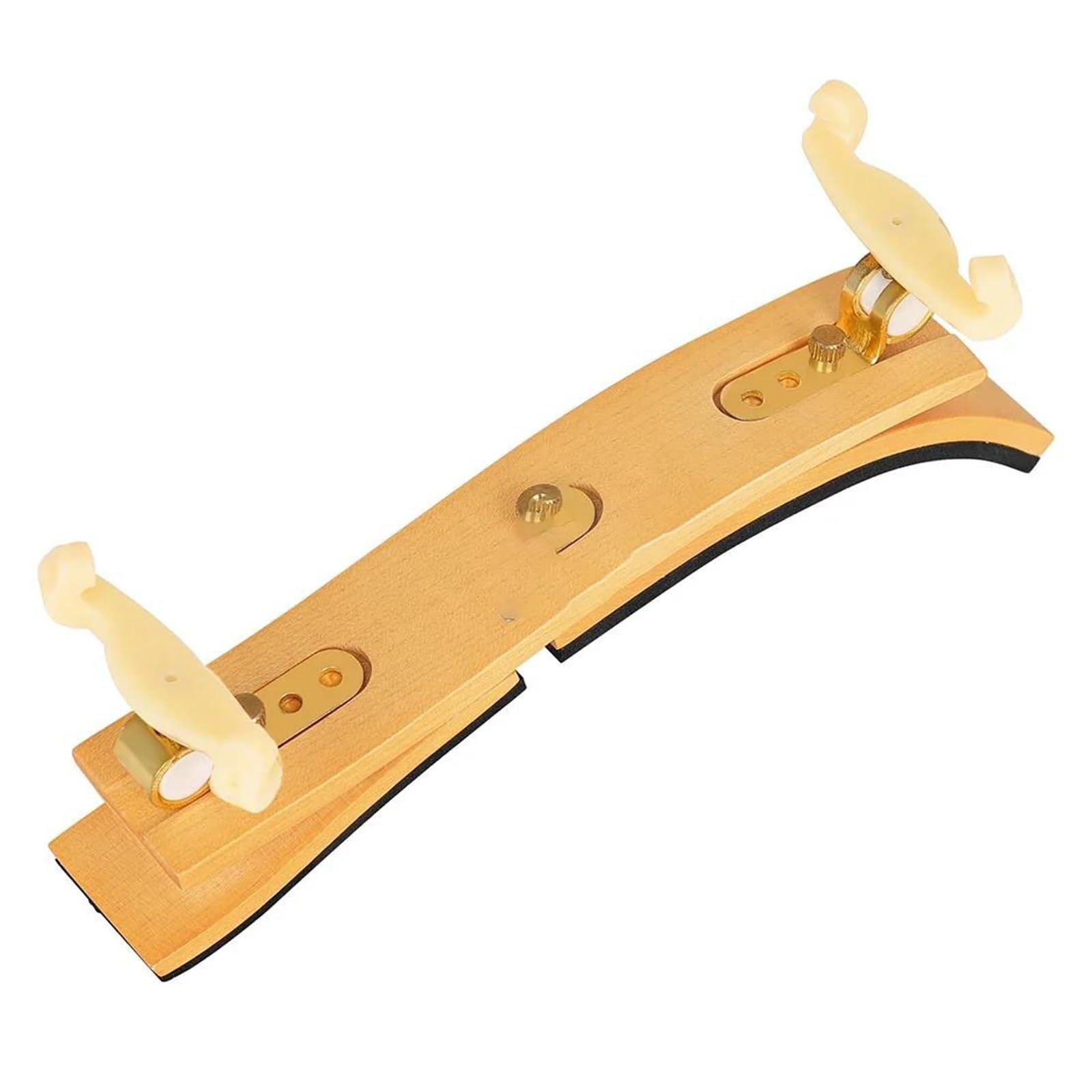 Poggiaspalla per violino Astonvilla 4/4 AS-02 Accessorio professionale per mentoniera regolabile parti di violino | Poggiaspalla per violino(4 4-3 4--Gold)