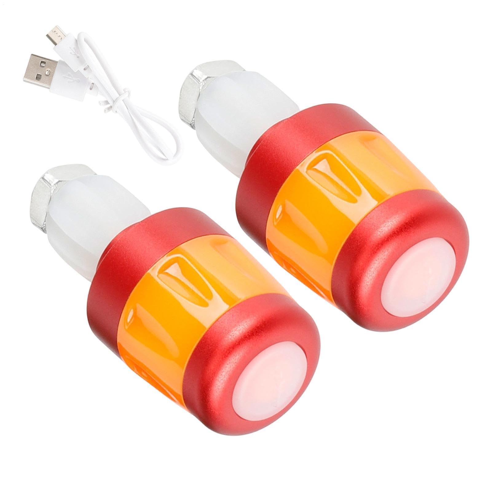 Intermitentes para Bicicleta Puño Manillar LED Impermeable Recargable