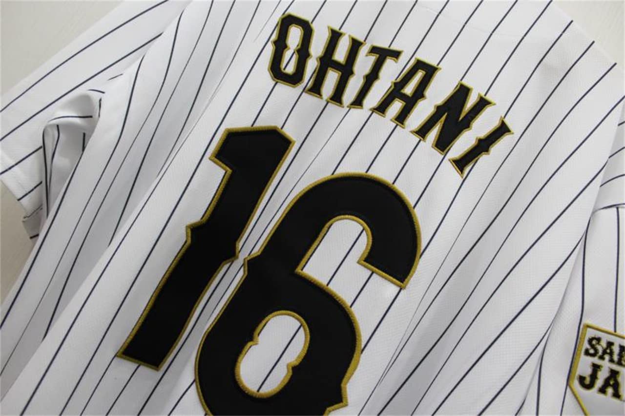 Amazon | 大谷翔平 プロ野球 ユニフォーム 刺繡 背番号16 グッズ 半袖
