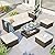 EMKK Patio Furniture Set,Outdoor Wicker ConversationSets,Rattan Sectional Sofa w/Ottomans and Lift Top Coffee Table,Seat Cushions for Backyard Porch Garden Poolside