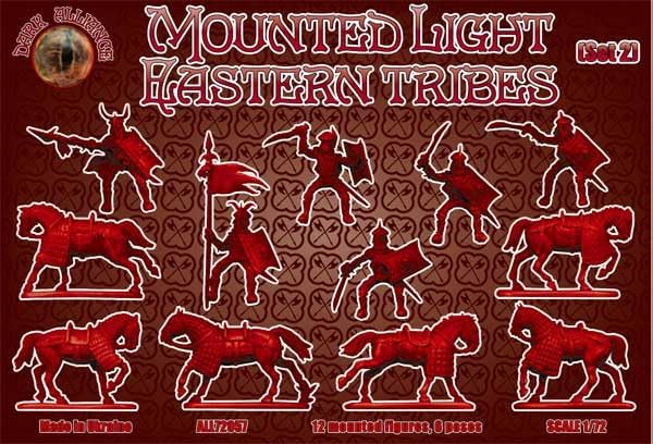 Alliance 72057-1/72 - Mounted Light Eastern Tribes. Set 2 Plastic Model kit image 4