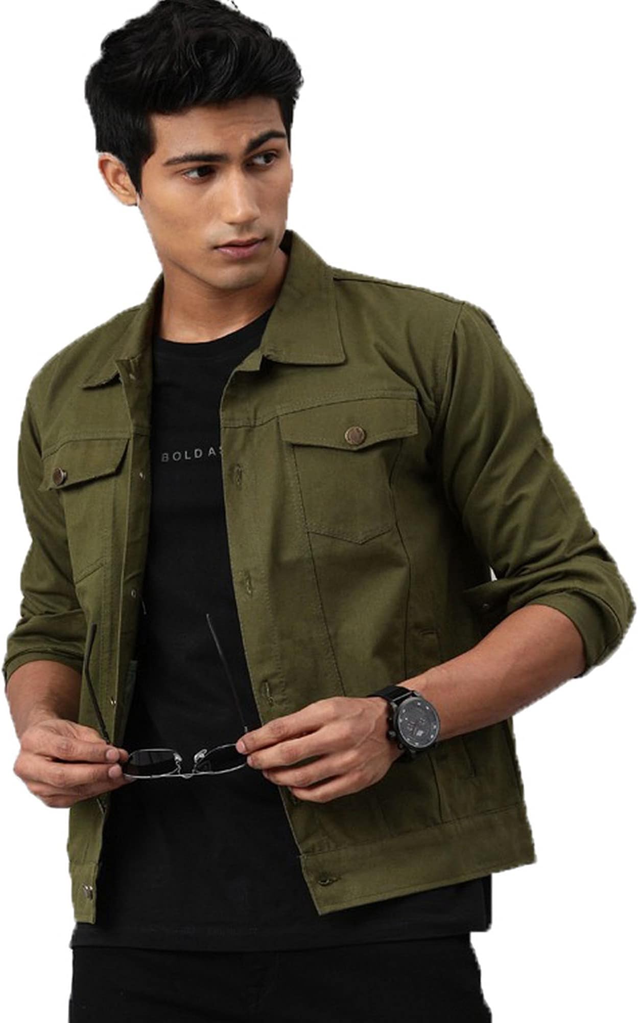 Men's Short Length Denim Jacket
