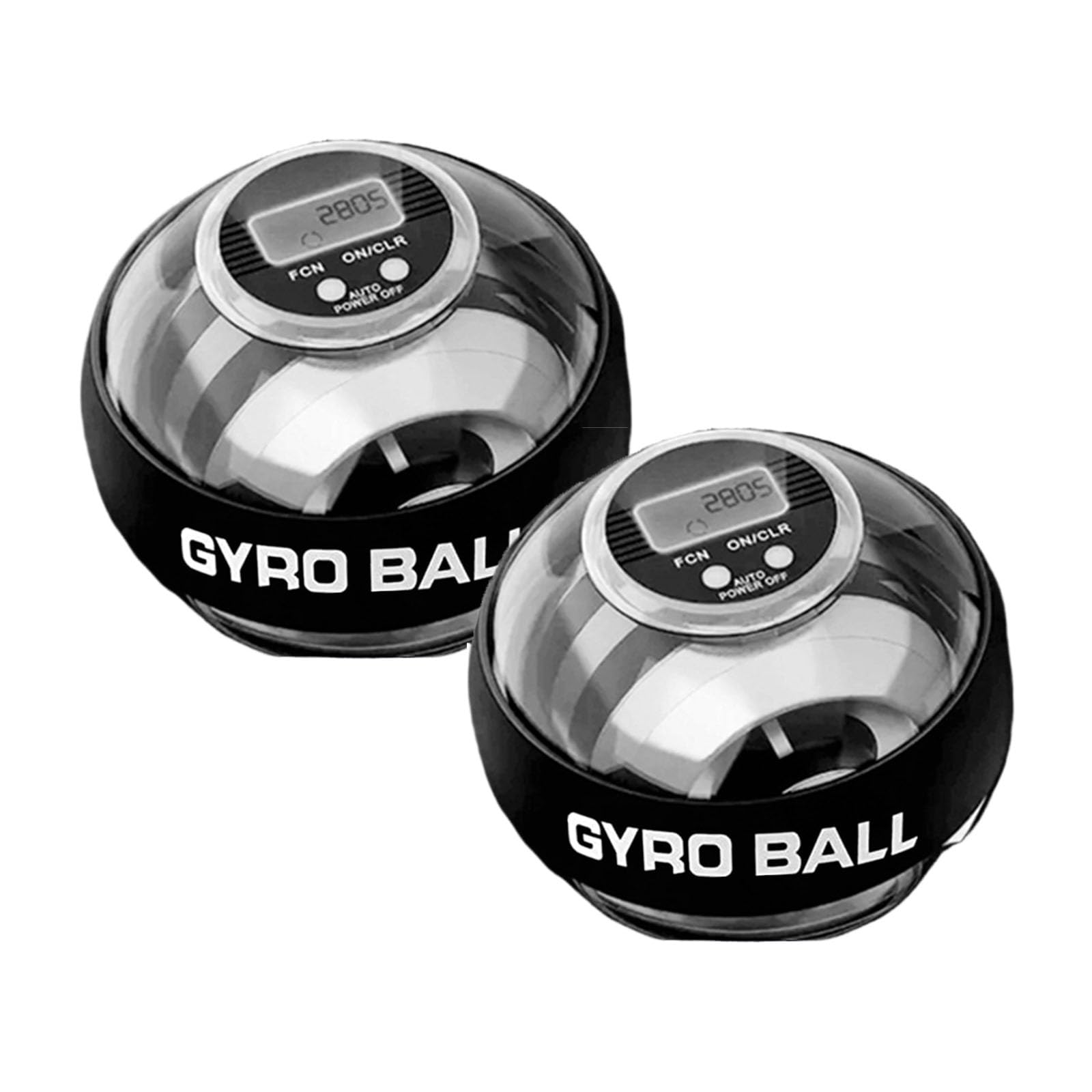 Torqueball, Hand Exerciser with Gyroscopic Forearm Training, All-Metal Power Gyro Ball Auto-Start, Wrist Trainer Ball Gyro with LED Lights