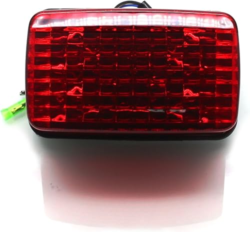 Miniatura 2 de MZS Luz trasera para cuatrimoto, luz trasera cuádruple, accesorios de freno LED, lente roja, compatible con Big Bear Bruin Grizzly Kodiak Rhino