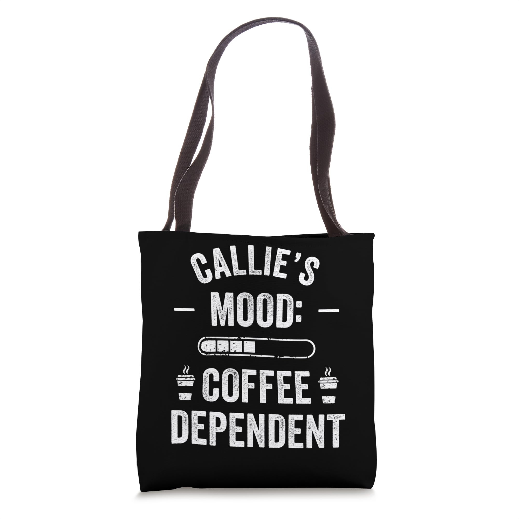 CALLIE Personalized Cute Coffee Girls CALLIE Name Tote Bag