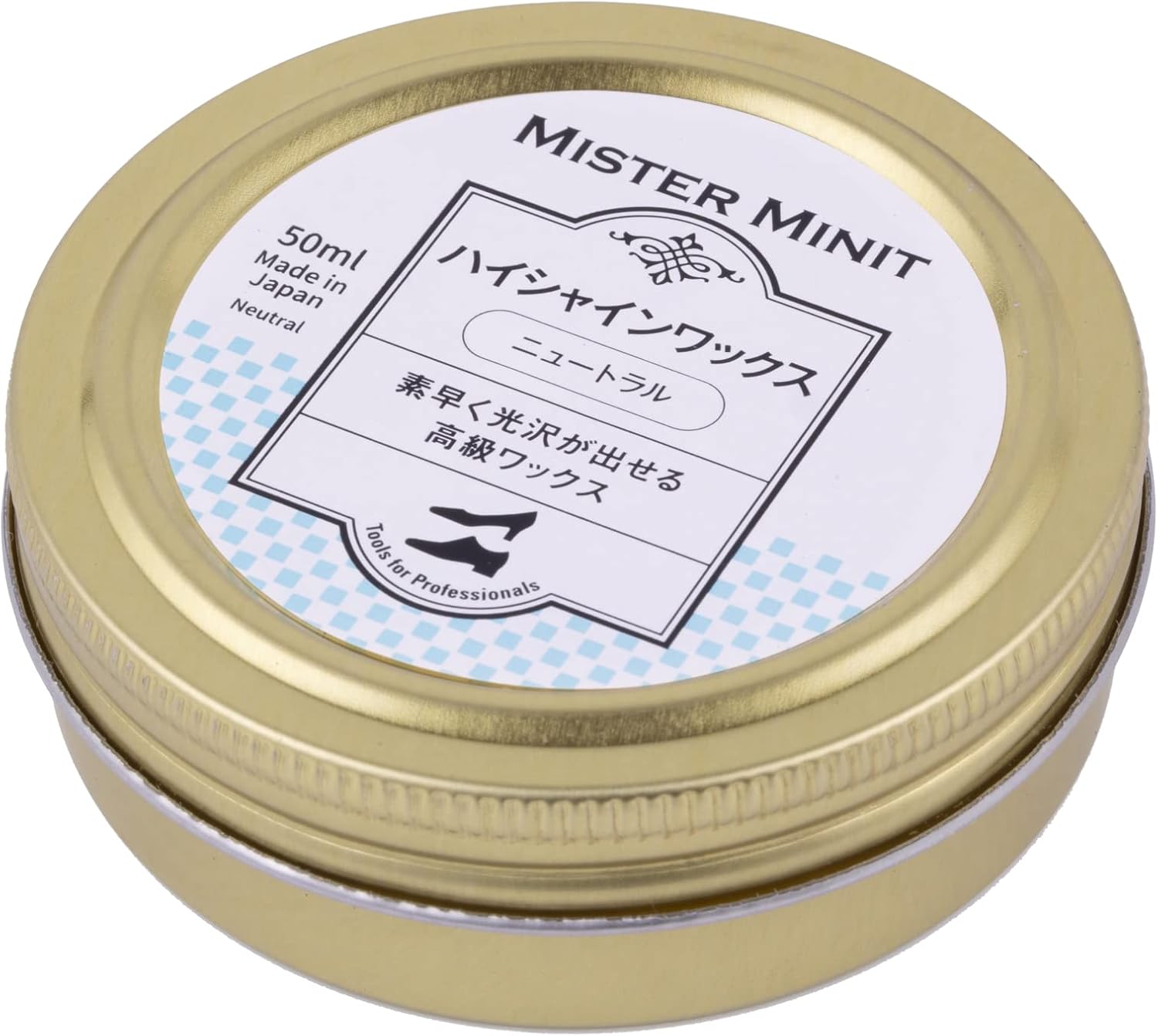 Amazon | [ミスターミニット] メンズ ハイシャインワックス 鏡面