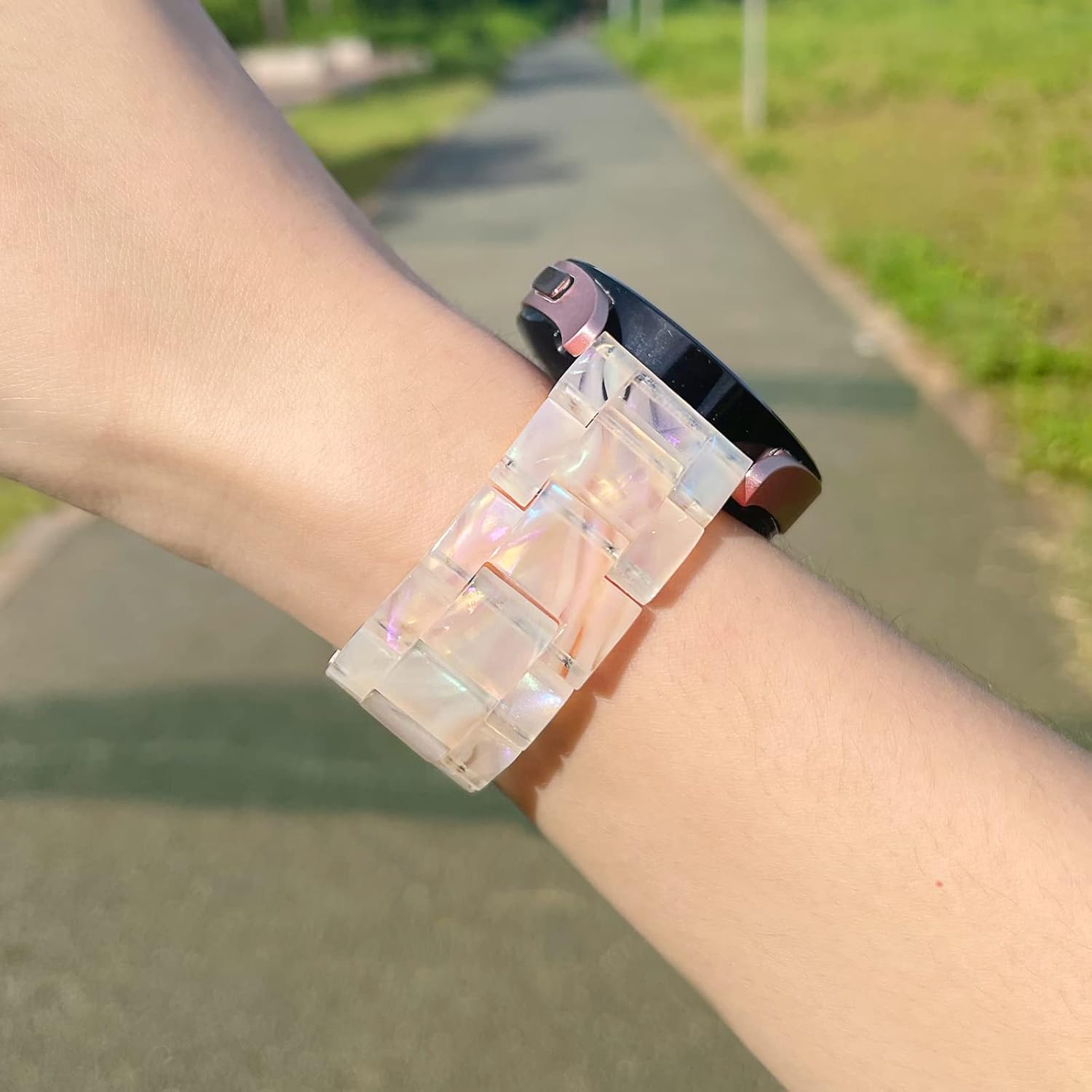 YGTIECS Compatible with Samsung Galaxy Watch 7/6/5/4 40mm 44mm/ 5 Pro 45mm/ Watch 6/4 Classic 43mm 47mm 42mm 46mm/ Active 2 44mm 40mm, 20mm Soft Resin Replacement Samsung Watch Bands - Image 4