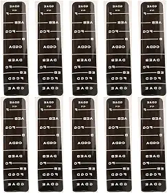 Acessórios para Violino Adesivo prático de violino alto para iniciantes em casa Aprender escola de violino (BC01 4/4 preto)