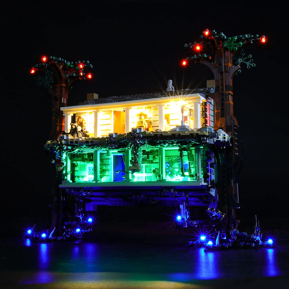 GEAMENT Kit de Luces LED Compatible con Mundo del Revés (The Upside Down) - Compatible con LEGO 75810 (Juego Modelo no Incluido)