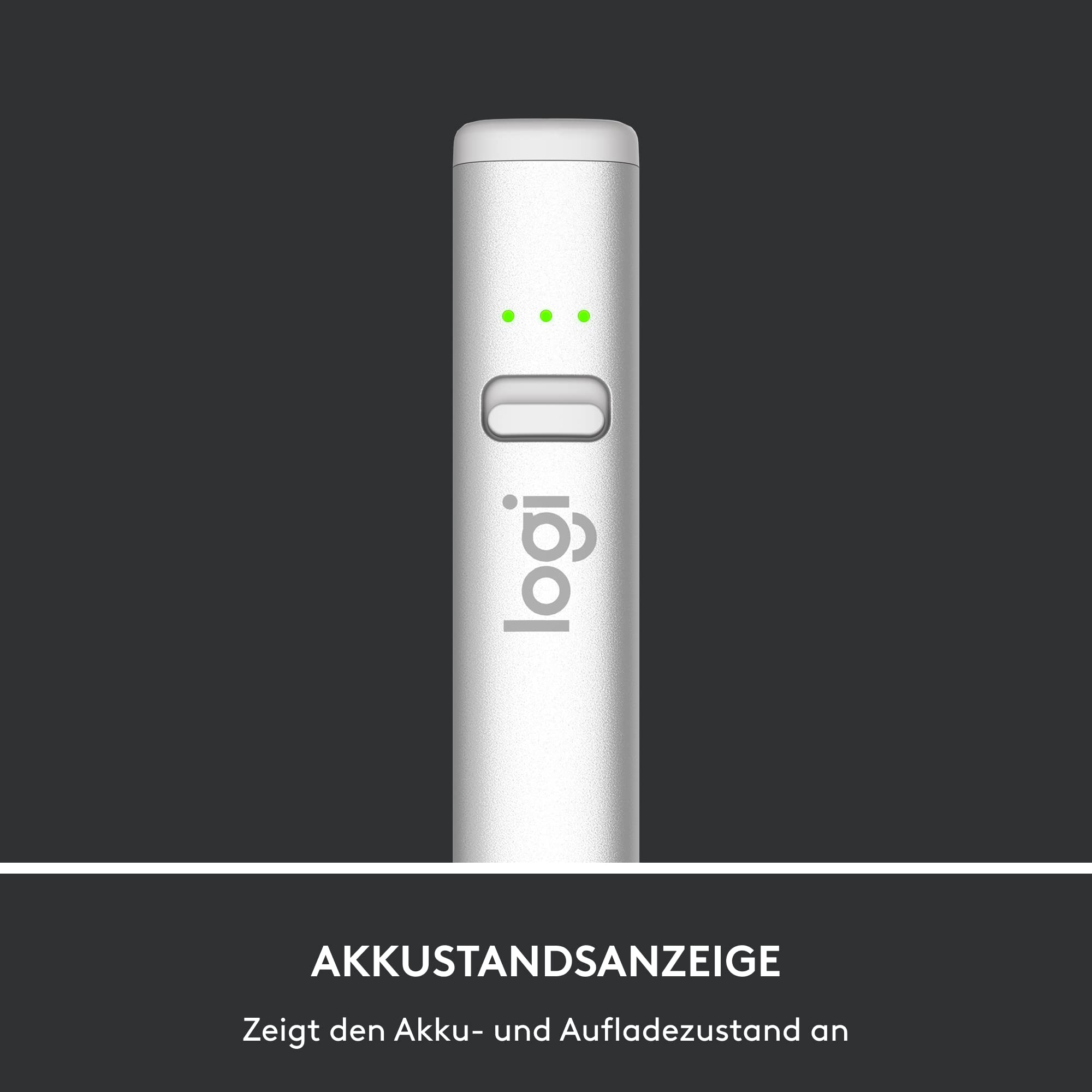 Logitech 914-000074 Crayon - Digitaler Zeichenstift für iPad mit Apple Pencil Technologie, pixelgenauer ohne Verzögerung, Smart Tip mit Schnellladung über USB-C, Silver