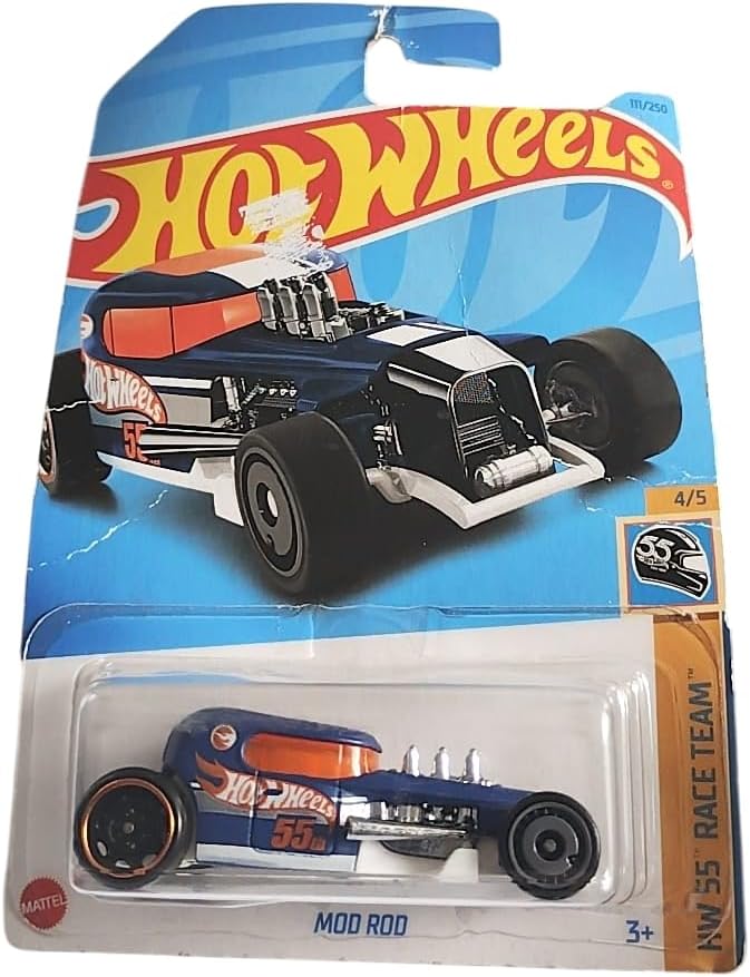 HotWheels Treasure Hunt Mod Rod (Blue) 2023 HW 55th Race Team