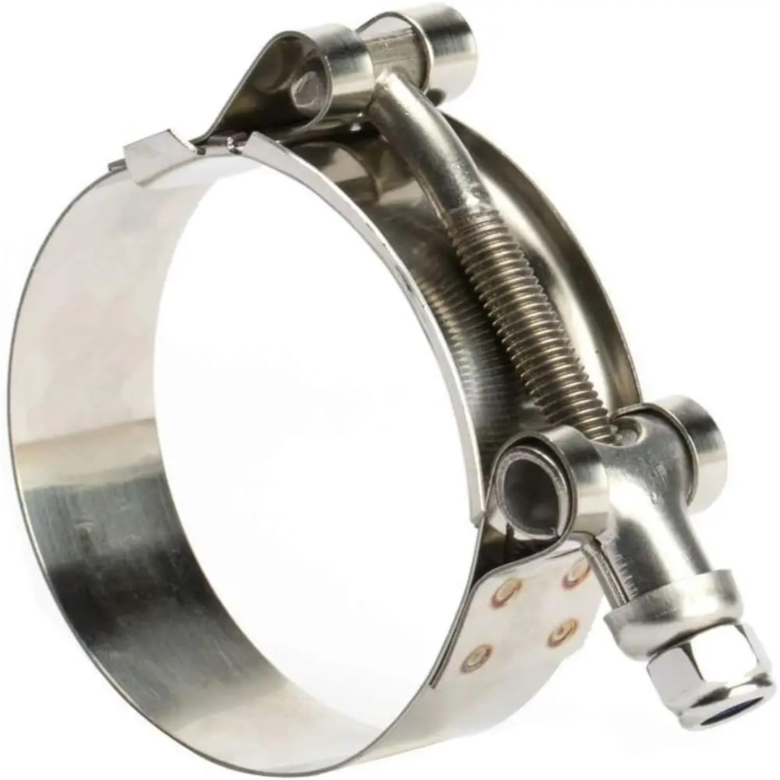 Pipe Clamp 1Pc Heavy 304 Stainless Steel Hoop for Exhaust Air Water Pipe Sealing and Pipeline Repair Work(23-25mm)