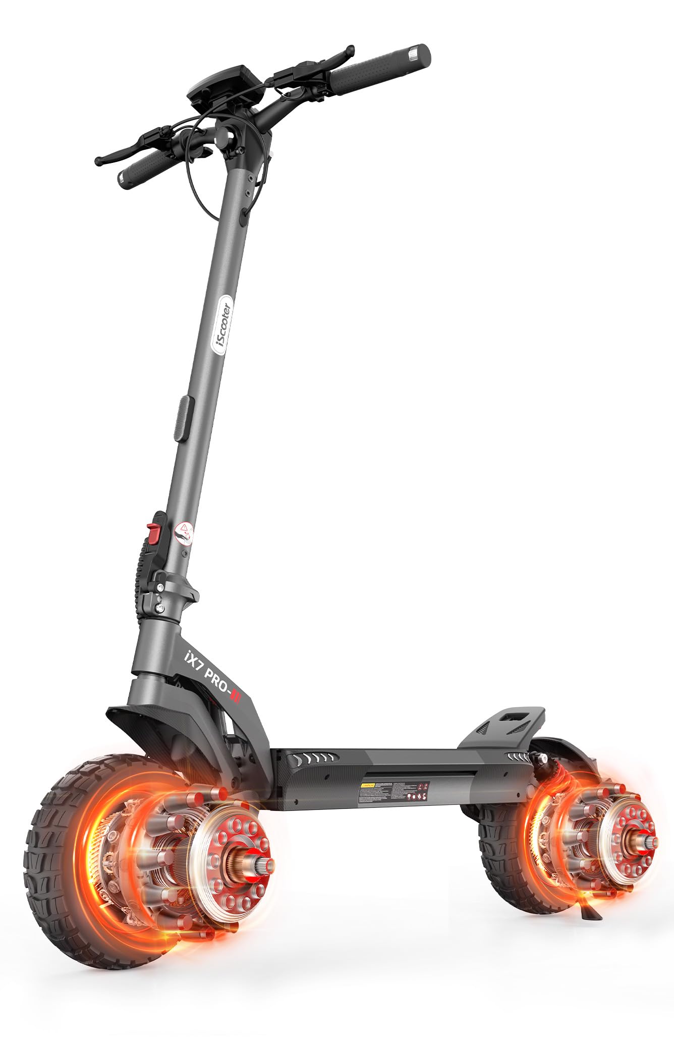 Doppel-oder Einzelmotor E Scooter mit Straßenzulassung Max 80KM Reichweite,10 Zoll Offroad Reifen Elektroroller Erwachsene 48V 15Ah E-Roller mit Sechs komfortable Stoßdämpfer für Erwachsene bis 150 kg