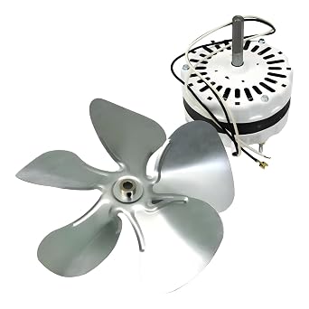 AFCB3 Attic Fan Ventilator Motor and Blade Kit - 115 V 1050 RPM 1/10th Hp 4.3 Amps - Fits Most Attic Ventilators for 1050 CFM and 1200 CFM - Attic Motor and Fan Blade Kit Replacement