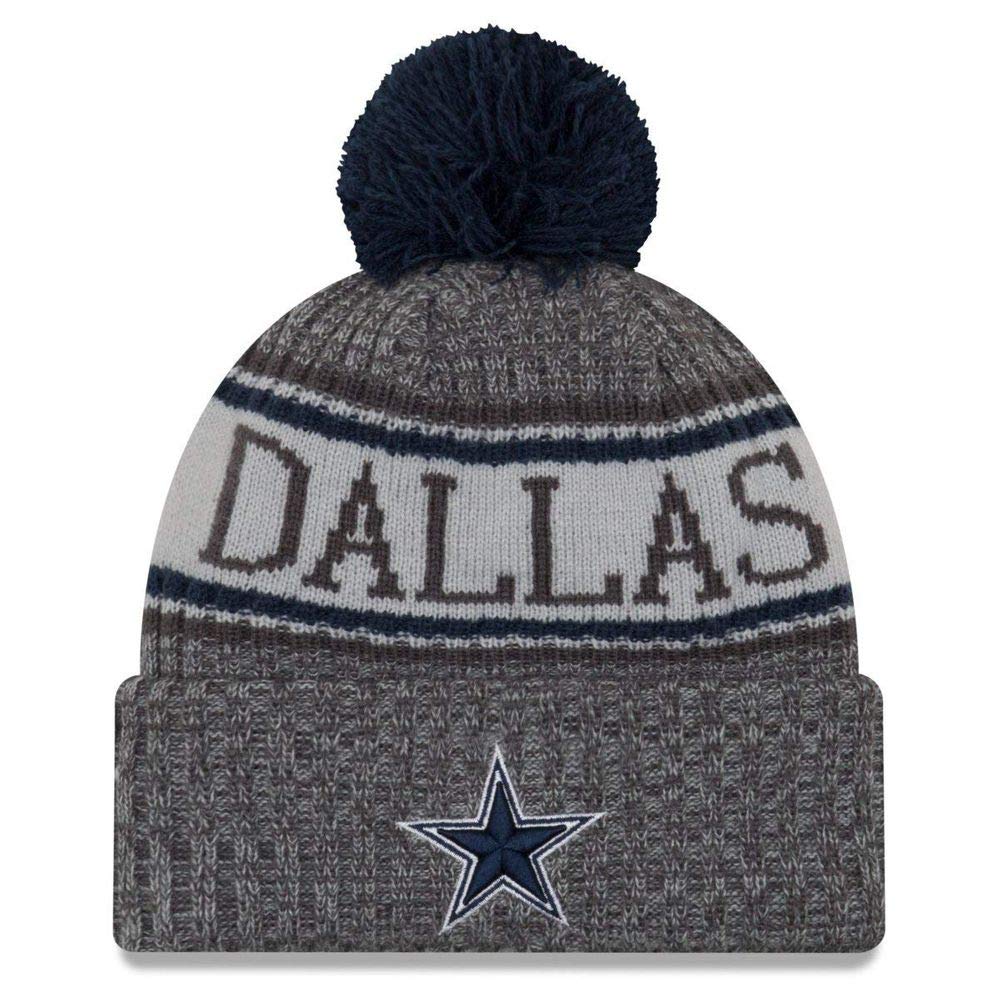 New EraNFL Sideline Graphite Beanie Dallas Cowboys