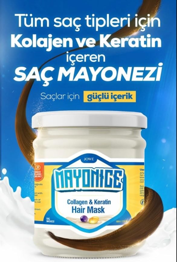Jowe Kolejen ve Keratin Saç Maskesi