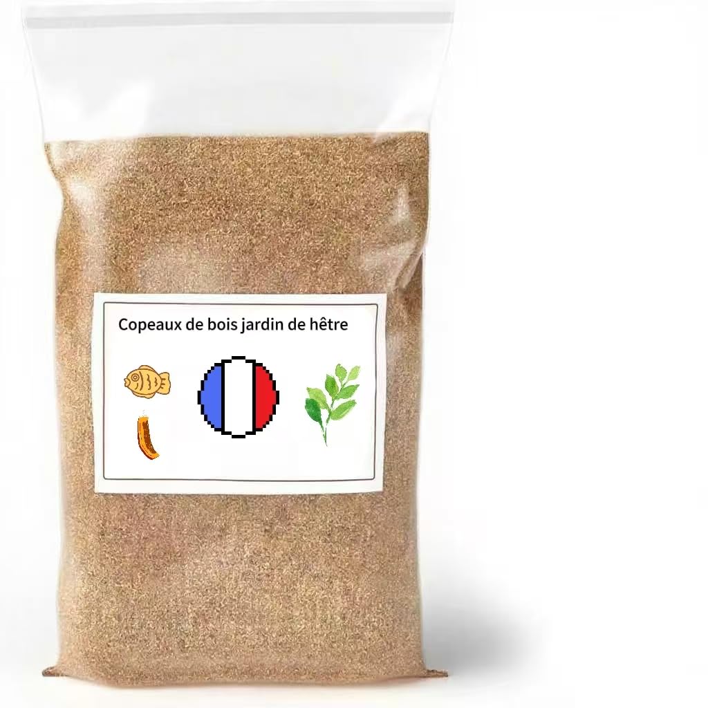 Copeaux de Bois Jardin de hêtre 1,8 kg – sciure Fine pour fumoir à Froid – Utilisation avec serpentin générateur de fumée – Convient pour Viande et Produits de la mer