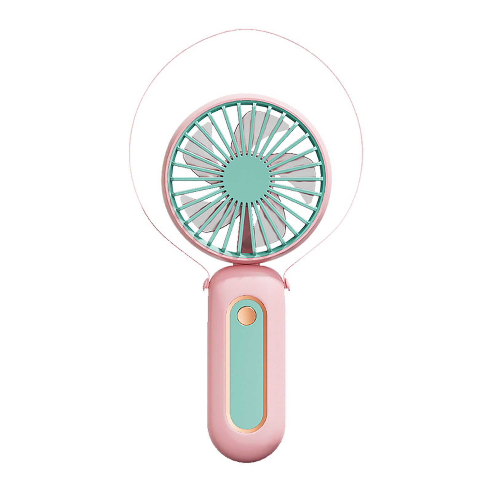 CAZSTYK Small Handheld Fan Air Blower with 6 Speed Adjustable Rechargeable for Travel Home Camping Outdoor Hot Weather Handheld Desk Fan