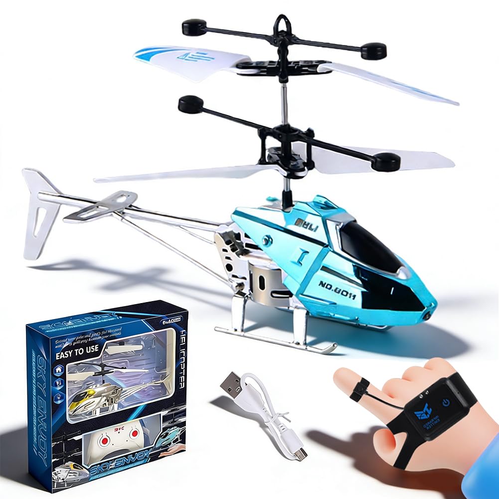 NimblusToy Remote Control Helicopter, RC Helicopters Toy Mini RC Helicopter Remote Control Flying Toy Controlled Aircraft Indoor Airplane Toys Mini Helicopters Models Gifts for Birthday-A