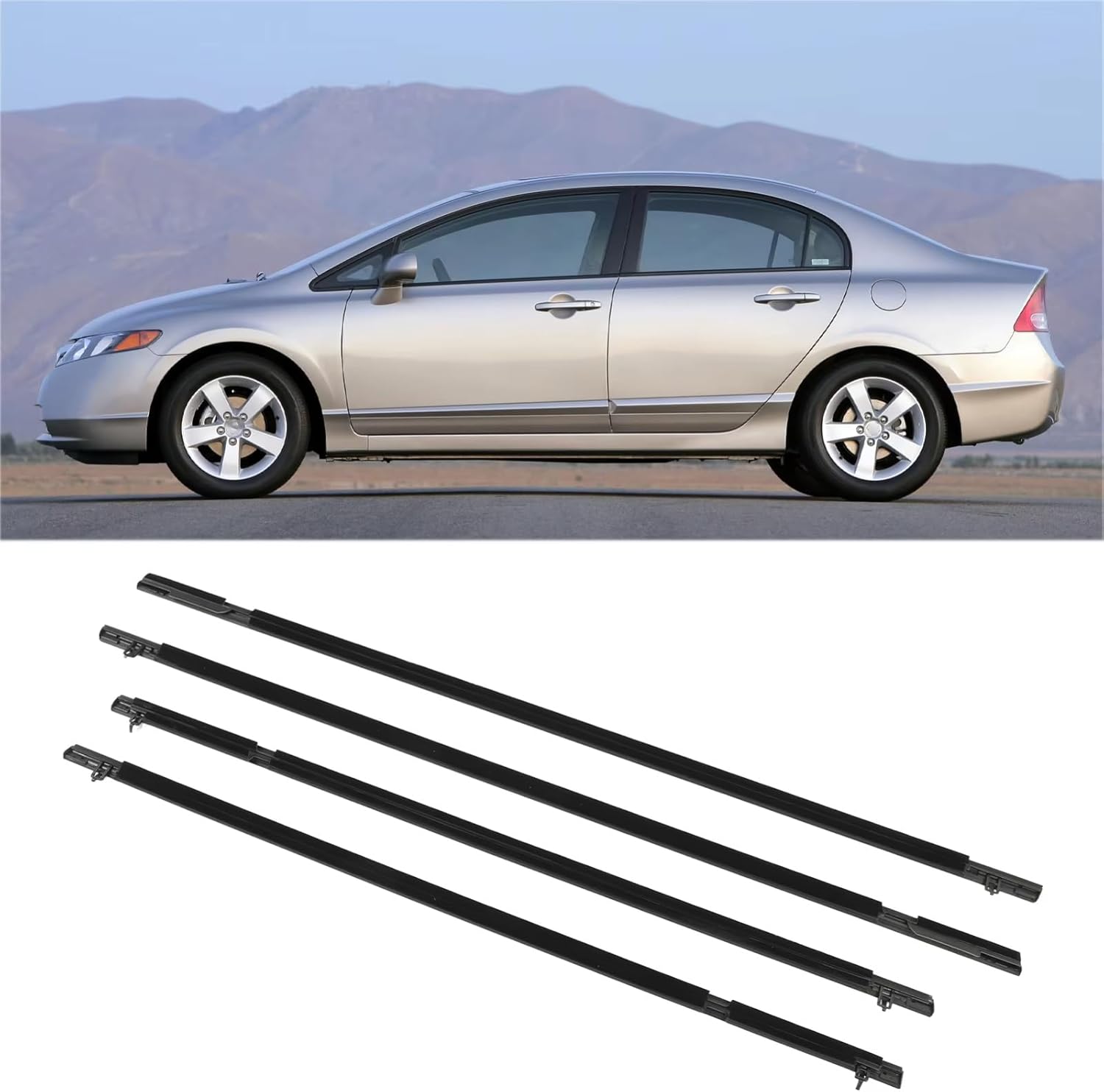 Compatible With Civic For Sedan 2006 2007 2008 2009 2010 2011 ウィンド