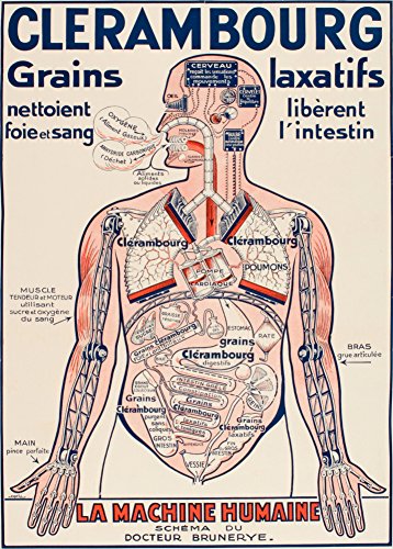 Vintage farmaceutica Clerambourg Lassativi e il