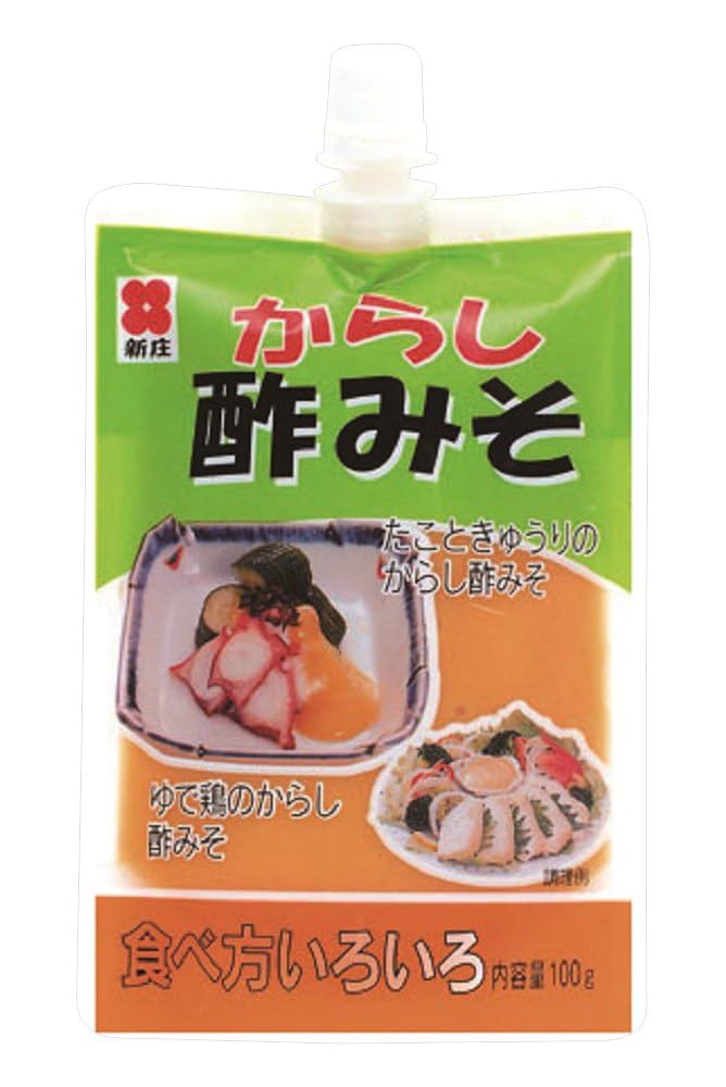 からみそ Amazon.co.jp: 新庄みそ スパウトからし酢みそ 100g×10個 : 食品
