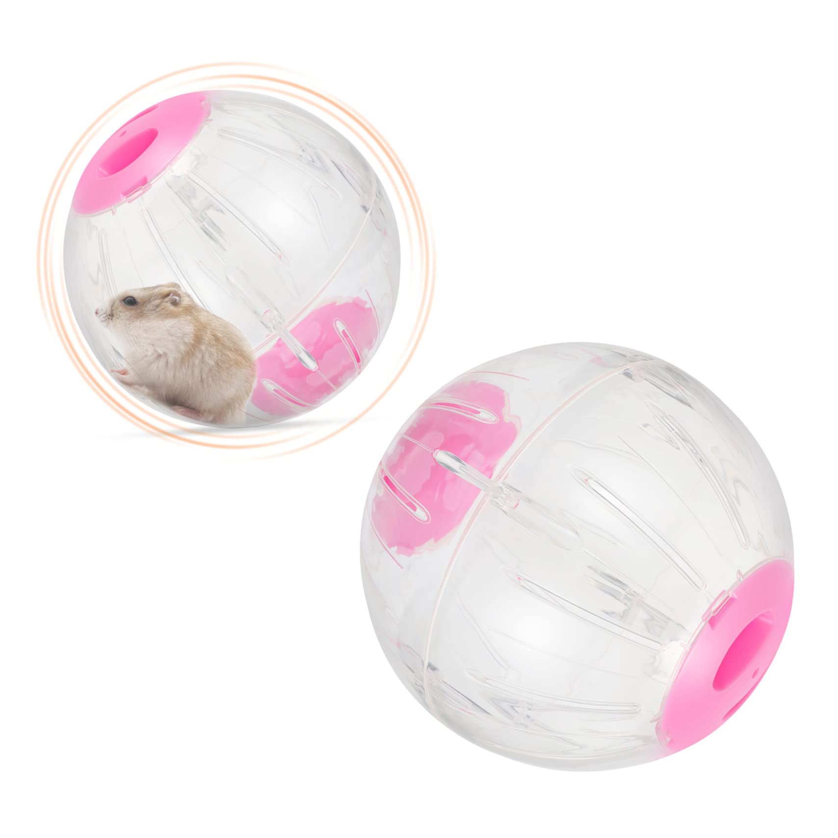 Ballon Exercice Transparent pour Hamster Accessoire De Jeu pour Animaux De Compagnie Améliore Activité Et Réduit Ennui des Petits Rongeurs