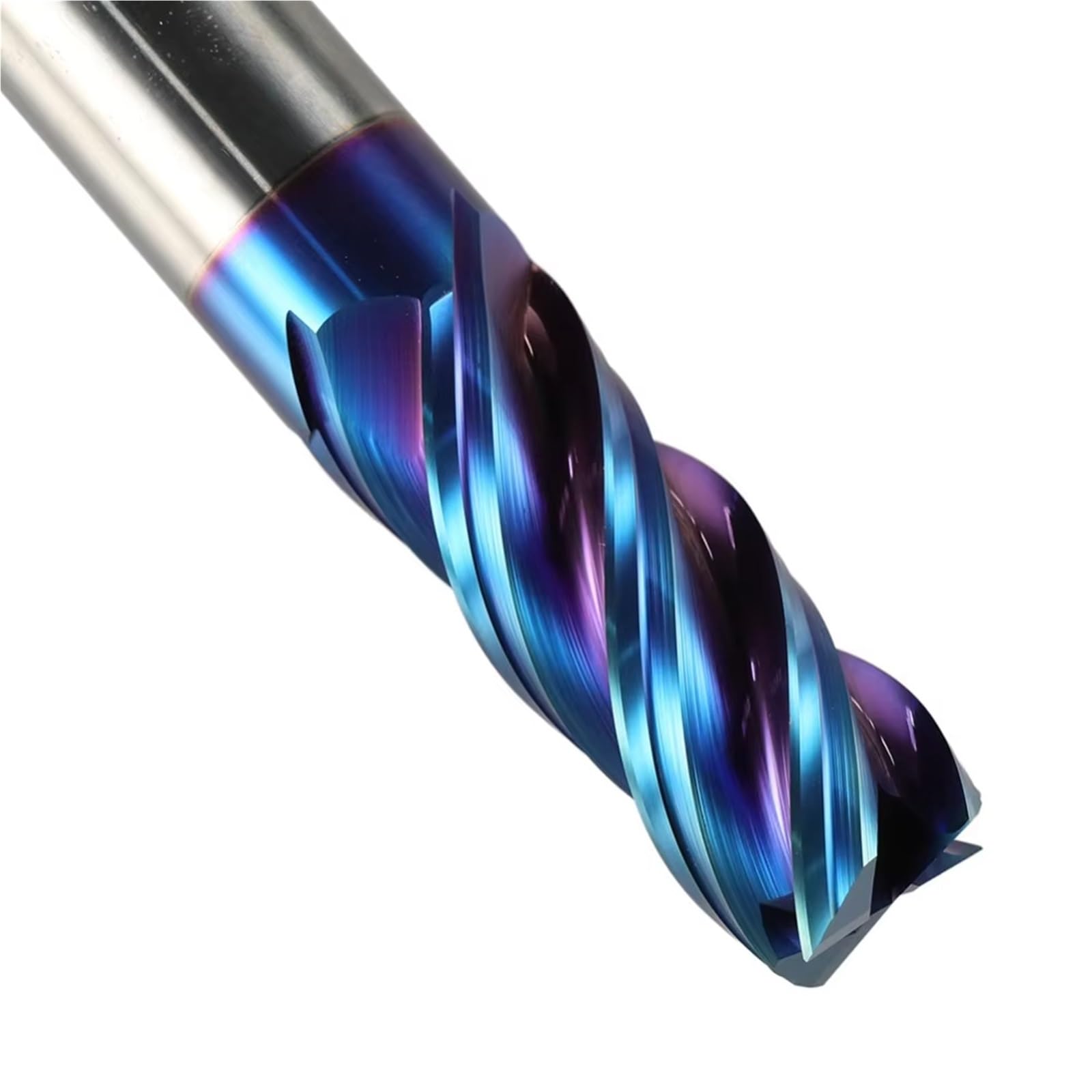 Fresa De Extremo Acero Carburo 1 Pieza, Recto 4 Flautas, Perfil CNC, D1-D20 Para Fresadora Inoxidable(D10-25-75-H10-4F)
