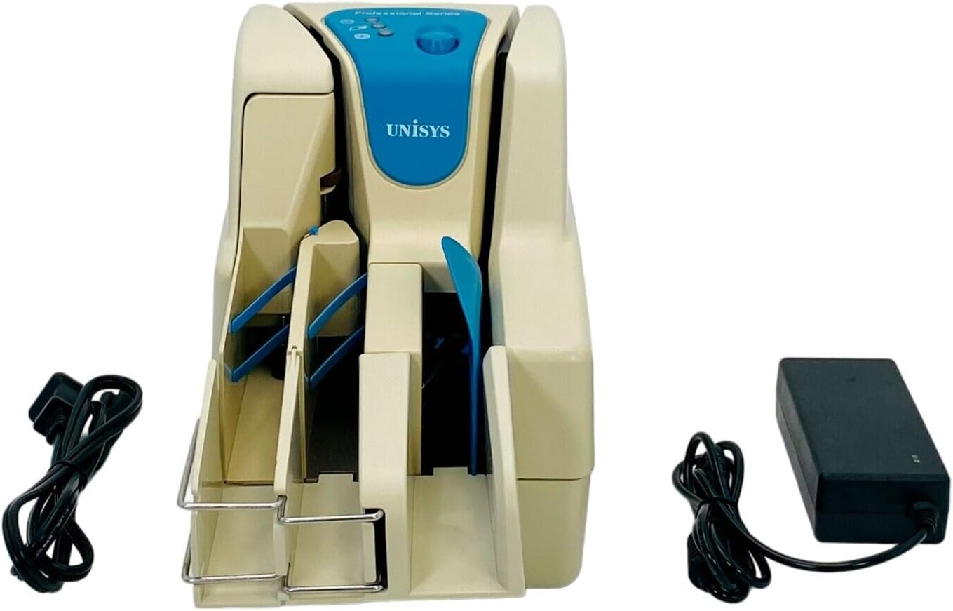 Unisys SmartSource Professional Check Scanner SSP2PKT, Bundle with AC Adapter