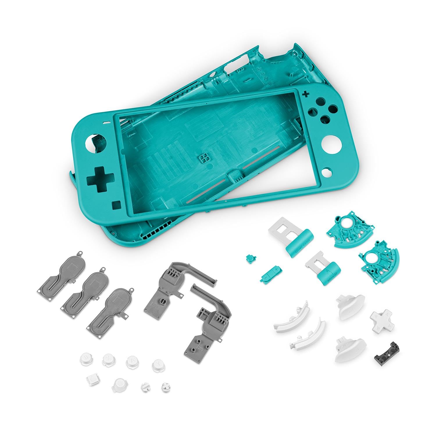 kaputt.de Gehäuse kompatibel mit Nintendo Switch Lite türkis