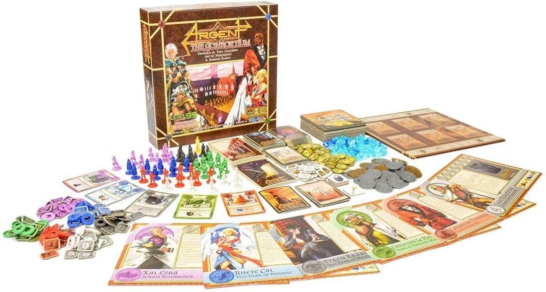 Level 99 Games Argent: The Consortium – Strategic Planning Board Game, Hidden Roles, Tactical Depth