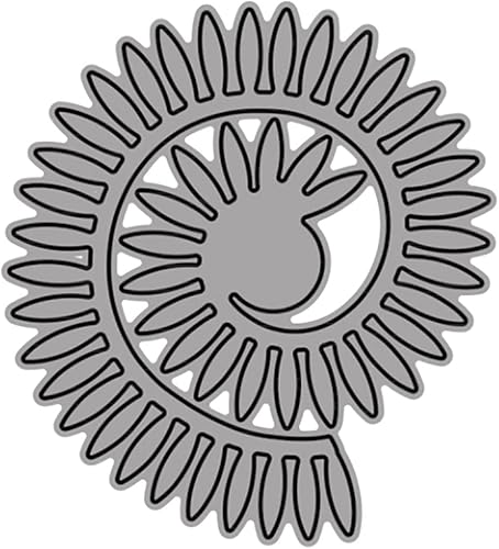 Miniatura 6 de Troqueles de metal de flores en espiral 3D, guirnalda de flores de margarita, plantillas cortadas para manualidades, álbumes de recortes, fotos,