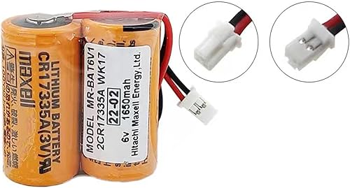 Miniatura 3 de WELLVEUSPaquete de 20 MR-BAT6V1 2CR17335A WK17 6V 1650mAh para Mitsubishi M80 Driver MR-J4 servo System