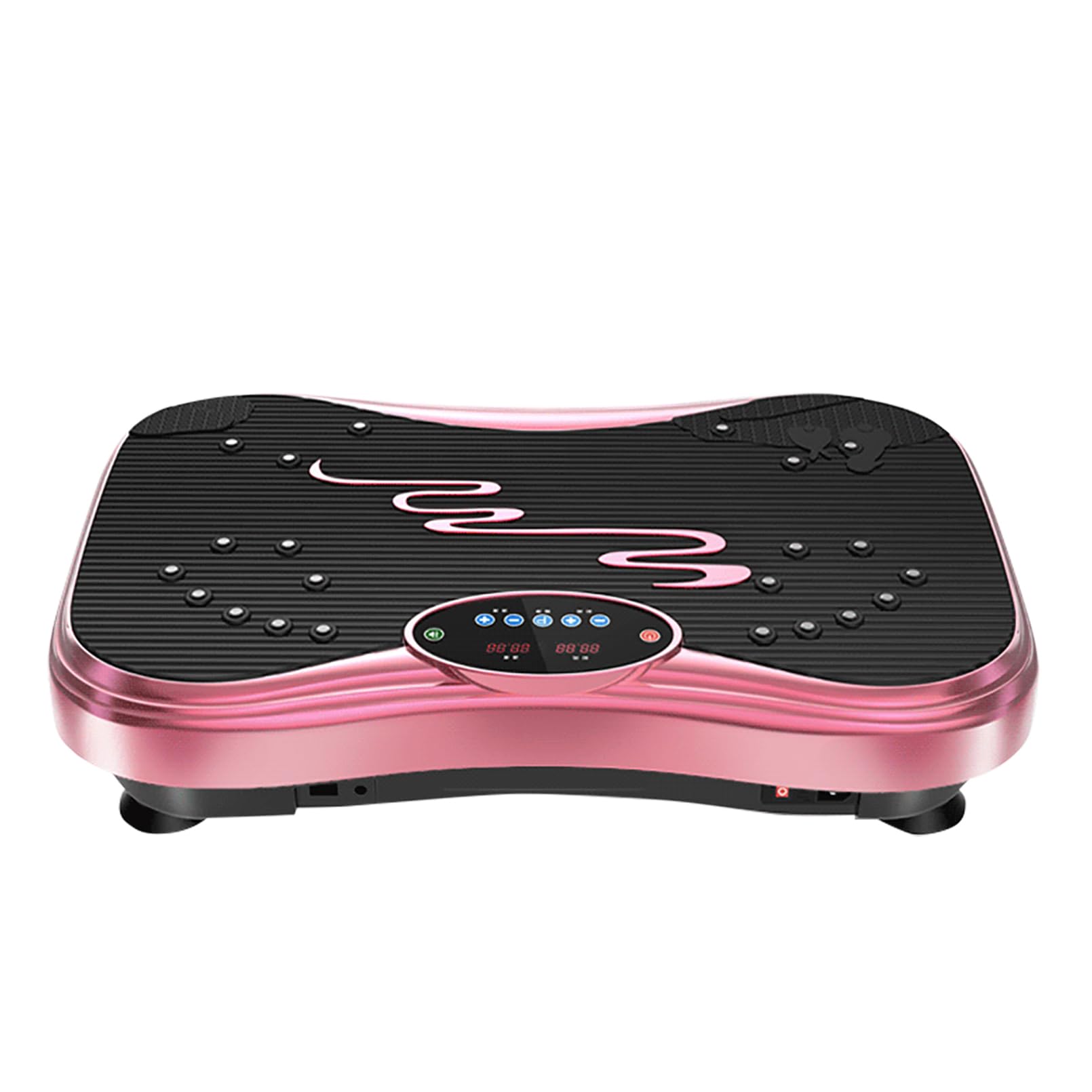 NIMTO Vibration Plate Exercise Machine Whole Body Workout Vibration Fitness Platform for Home Fitness & Weight Loss + Remote + Loop Resistance Bands, 999 Levels