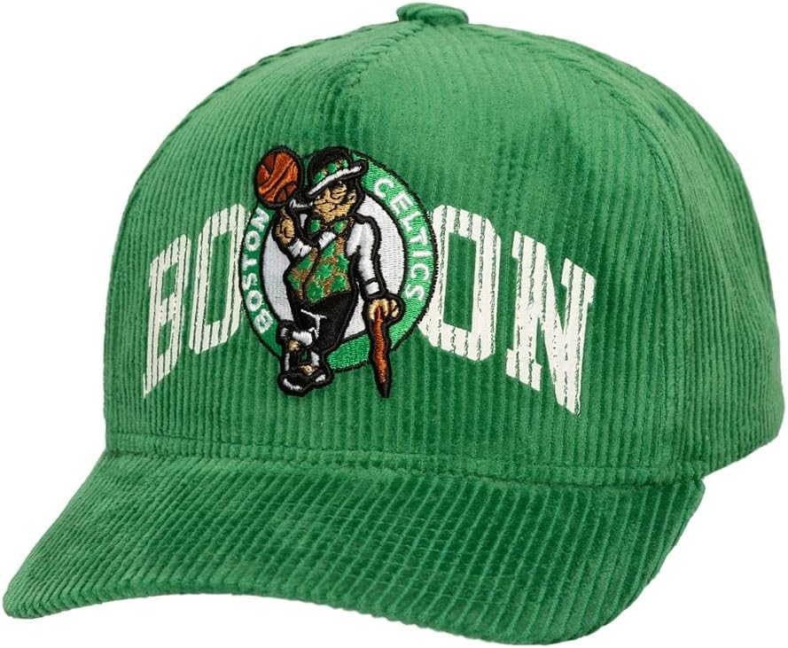 NBA Arch Stamp Cord Snapback Cap Boston Celtics Green