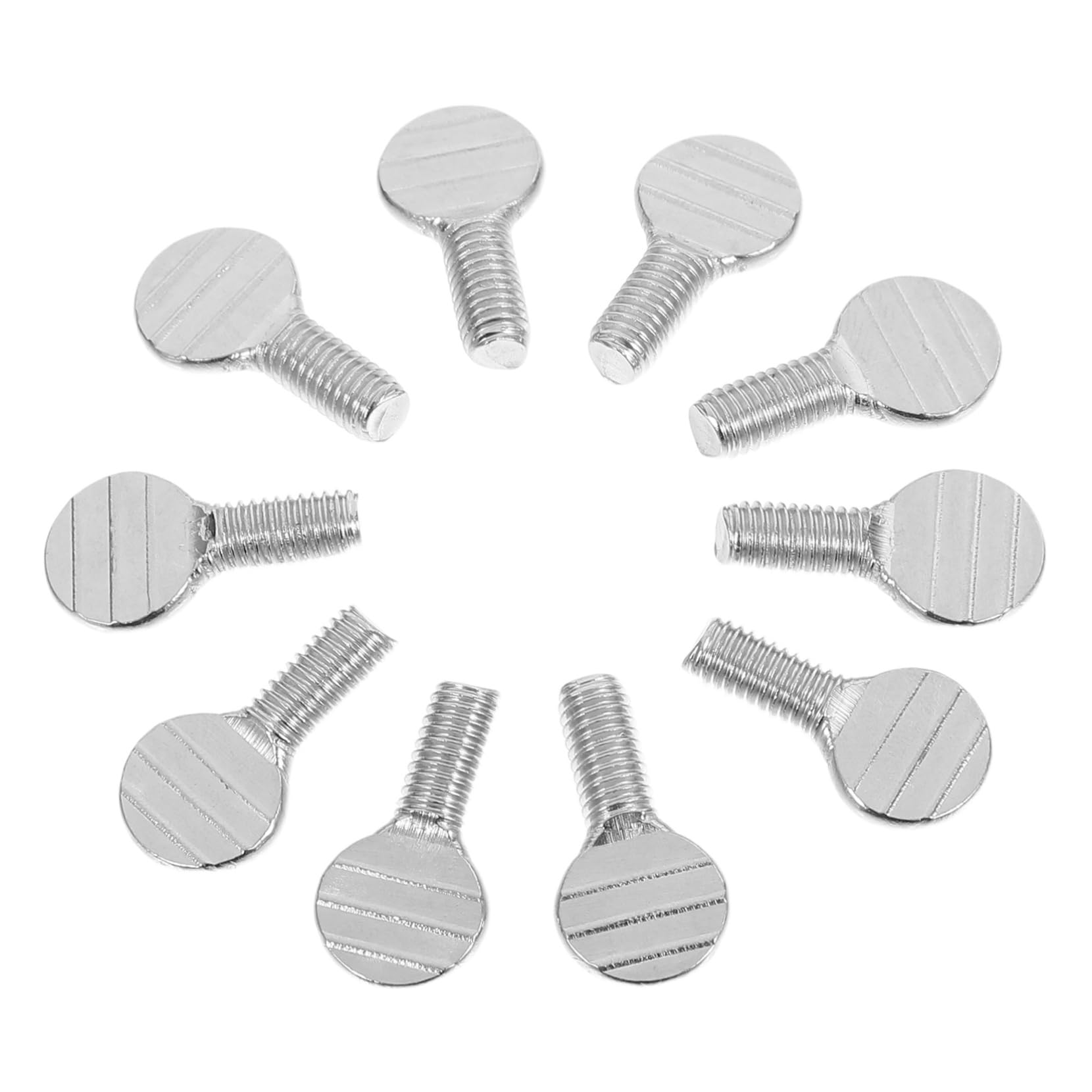 ibasenice 10Pcs Stainless Steel Rotisserie Skewer Screws for Air Fryer Oven Accessories Easy Installation Versatile Use for Grilling Reusable Replacement Screws for BBQ Cooking