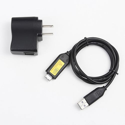 MaxLLTo 1A USB AC/DC Power Adapter Charger Cord for Samsung L210 WB550 TL105 NV9 Camera