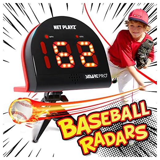 TGU Baseball Gifts, Radar Speed Guns (Hands-Free) Baseball Radar, Pitch Training Aids, High-Tech Gadget & Gear, Black (NIS022132024)
