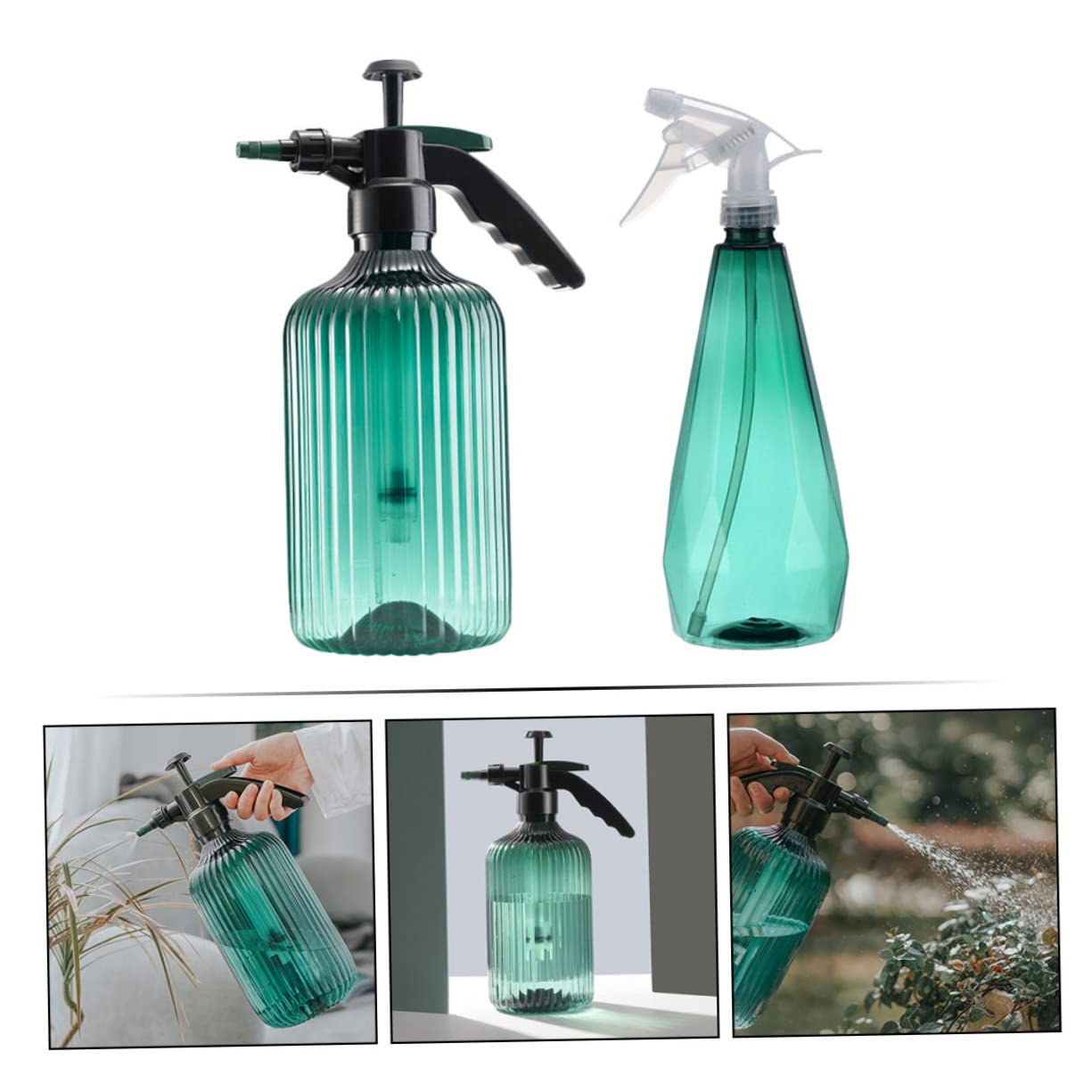 Toyvian 2 Sätze Gießkanne Sprühflasche Sprinkler Für Pflanzenpflege Tragbares Bewässerungswerkzeug Für Garten Und Innenräume Mit Feiner Zerstäubung Für 2 Stücke * 2