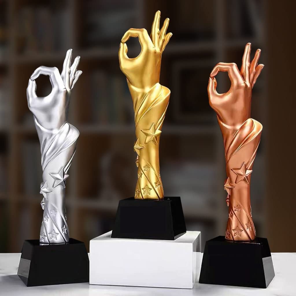Trofeos, medallas y premios Trofeo De Resina De Oro, Plata Y Cobre Reconocimiento, Estímulo, Recompensa, Premio Y Trofeo. Trofeo Creativo De La Competencia Trofeo De Empleado Destacado De La Empresa (