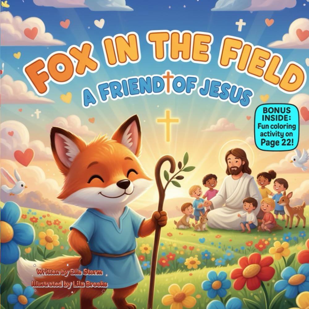 Fox in the Field: A Friend of Jesus: A Gentle Rhyming Story About Courage, Kindness, and Learning with Jesus (kids christmas books)