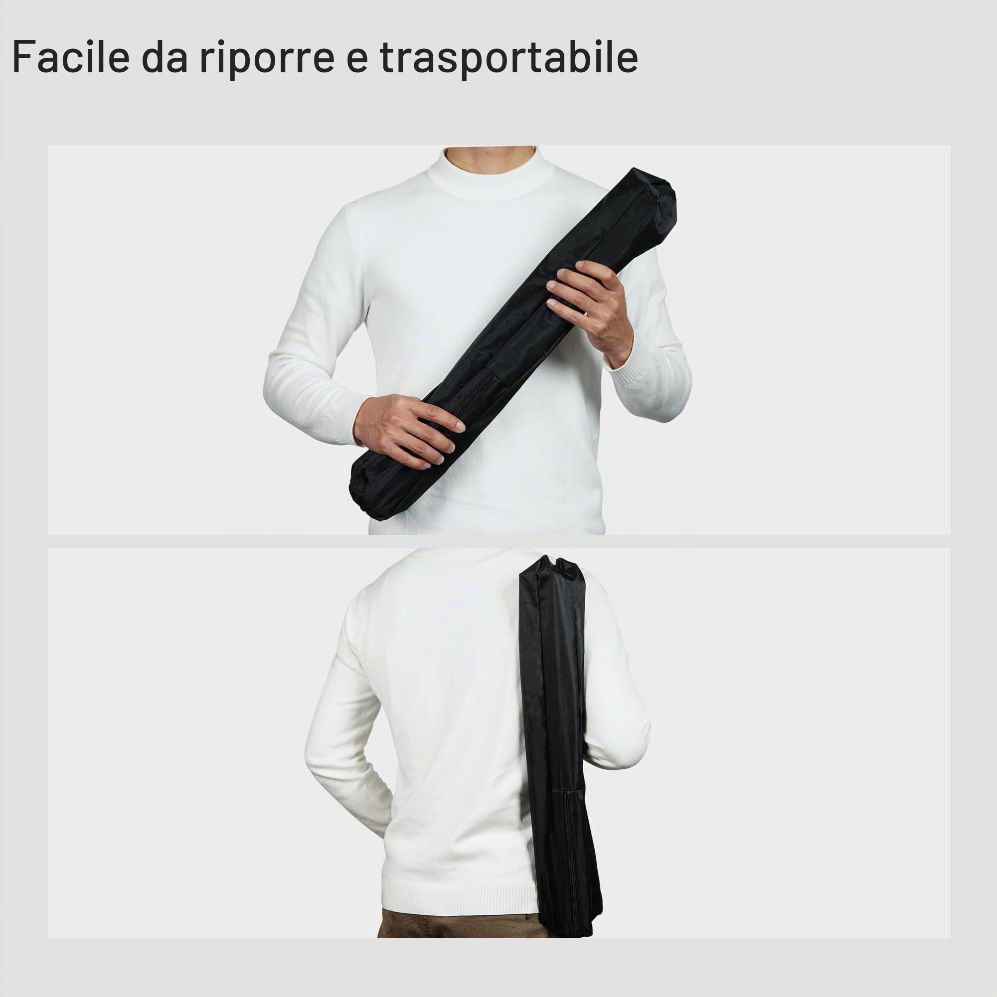 Artify - Cavalletto, treppiede in Alluminio per dipingere e esporre con Una Borsa da Trasporto Ecologica e Pezzi di Ricambio (1-Pack, 66''B)