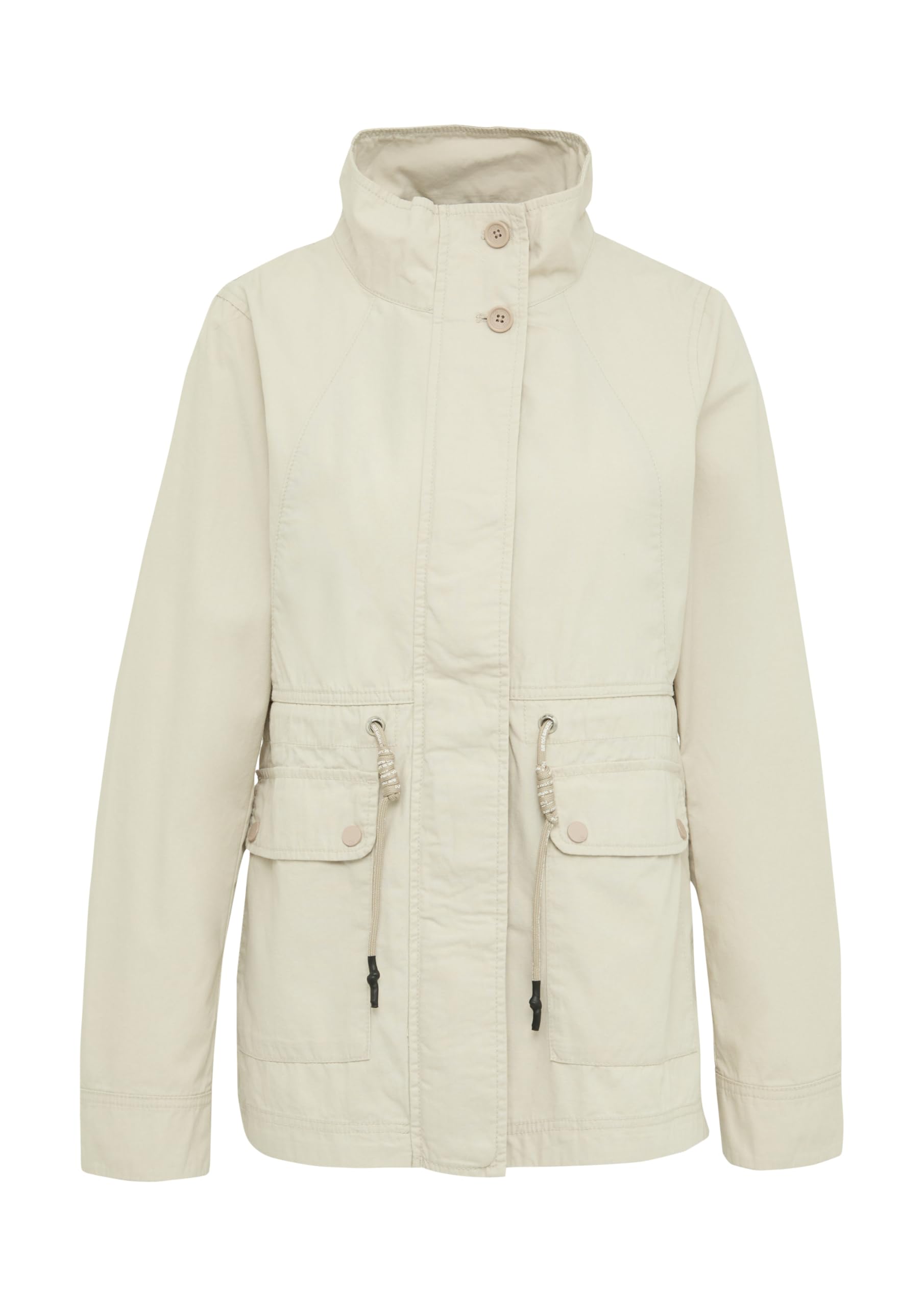 s.Oliver Damen Outdoor-Jacke – Regular Fit, Stehkragen, Tunnelzug