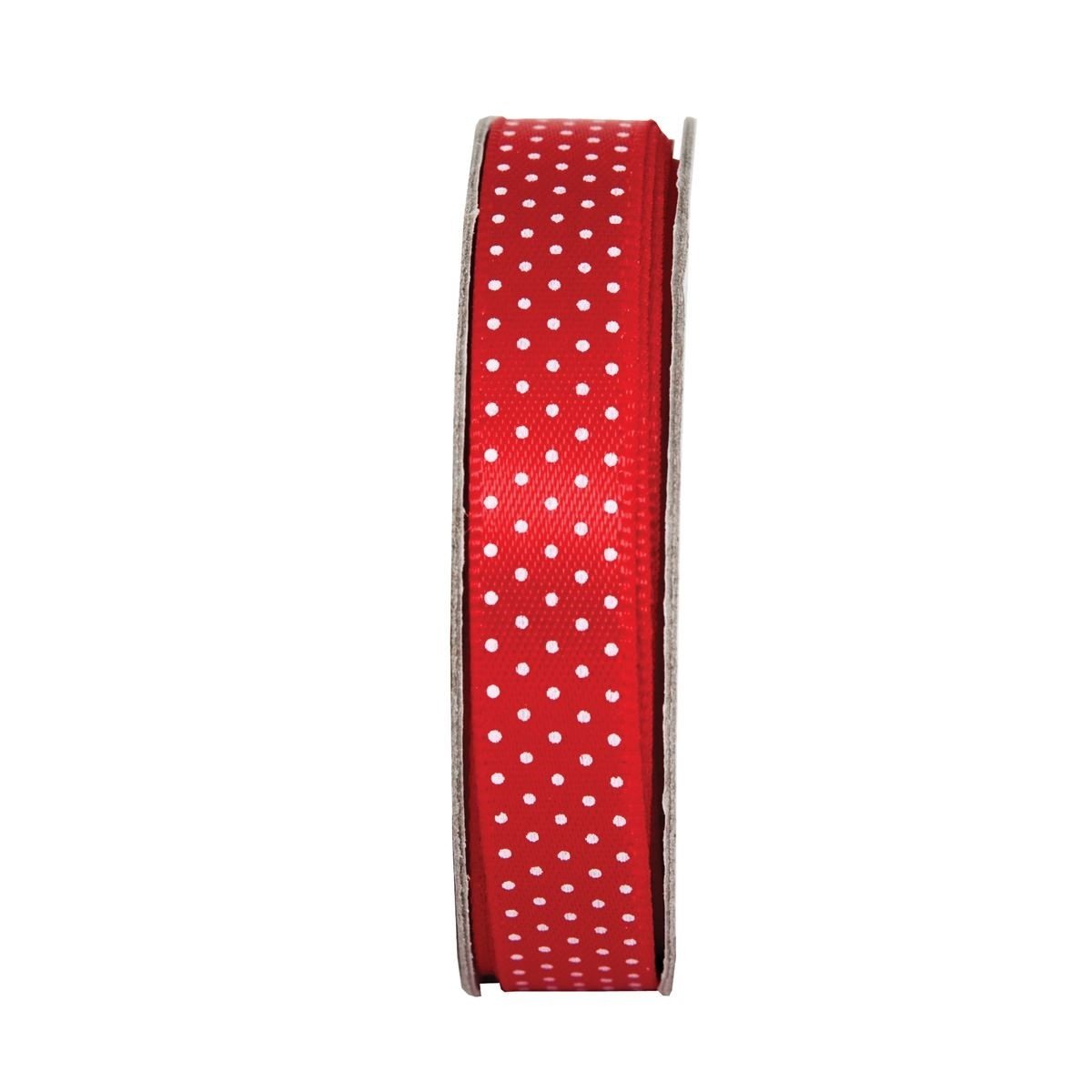 anitas - Balloon Ribbon - Wedding Ribbon For Car - Florist Ribbon - Present Ribbon - Hair Ribbons For Women - Ribbon For Gift Wrapping - 3 Metre Spotted Ribbon - Radiant Red