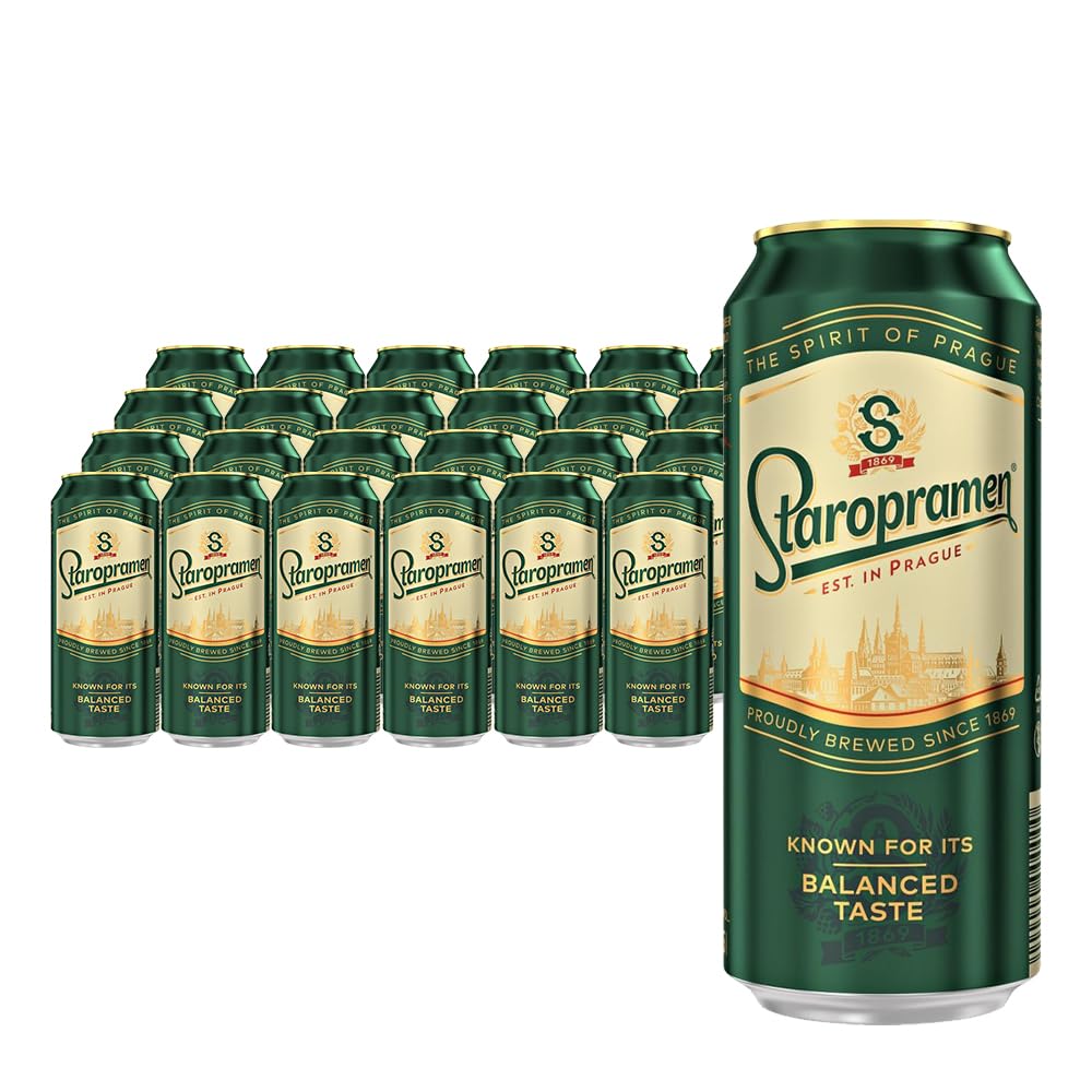 Staropramen Premium Staropramen Dosenbier Palette EINWEG (24 x 0.5 l) Pils Tschechien Premium Inkl. 6 Euro Pfand