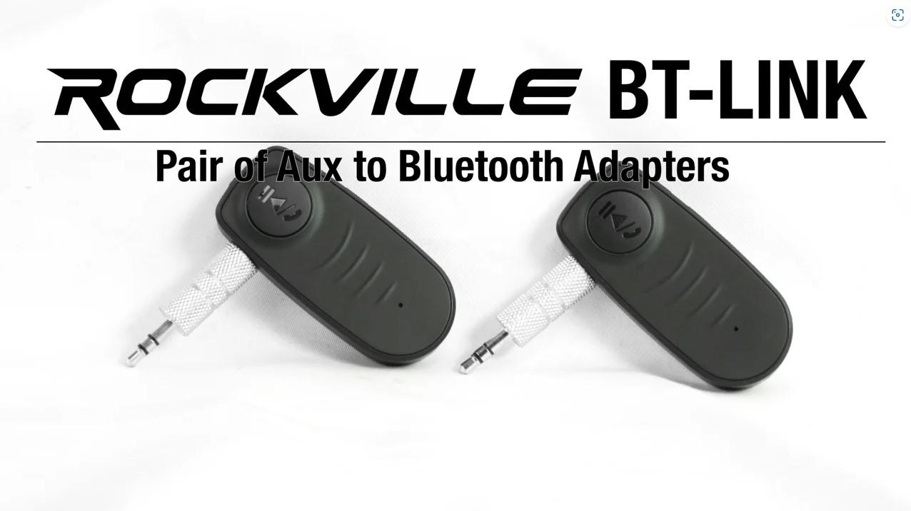 Rockville Home Theater Bluetooth Receiver (2) 5.25" Speakers With