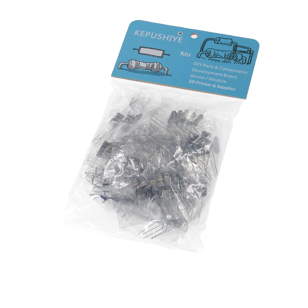 Kit composants DIY electronics 75pcs pour remplacer vos résistances brûlées